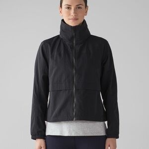 Lululemon Effortless Jacket Black Sz 4❤️